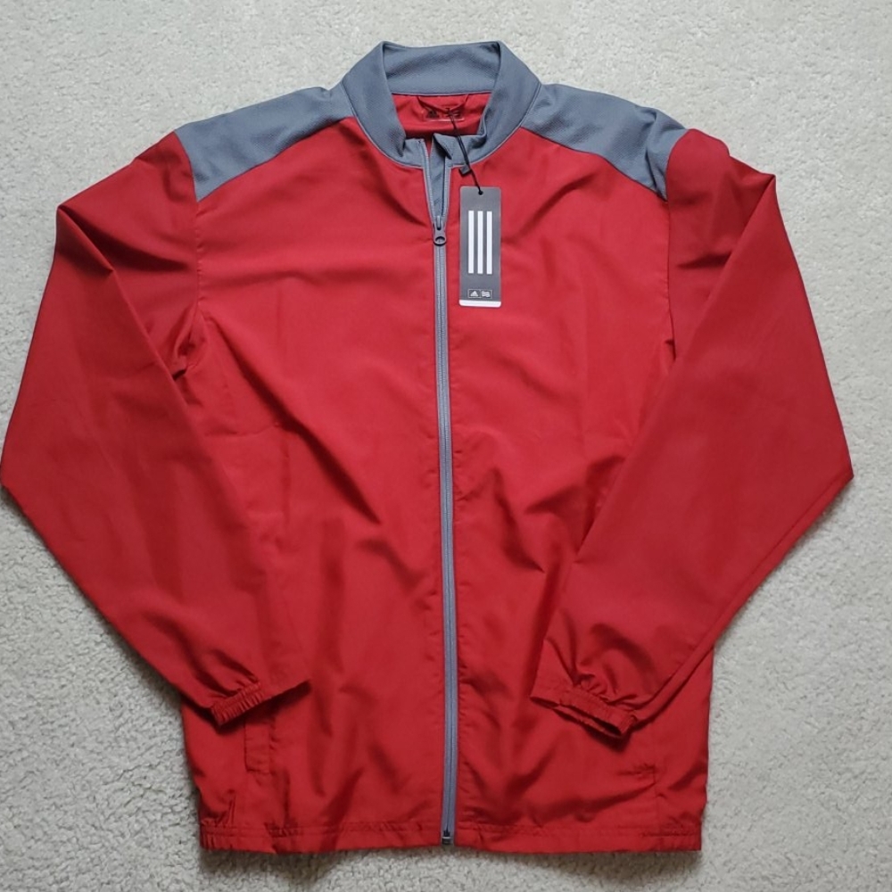 COPY - Adidas Mens Red Windbreaker Jacket, AE5931
